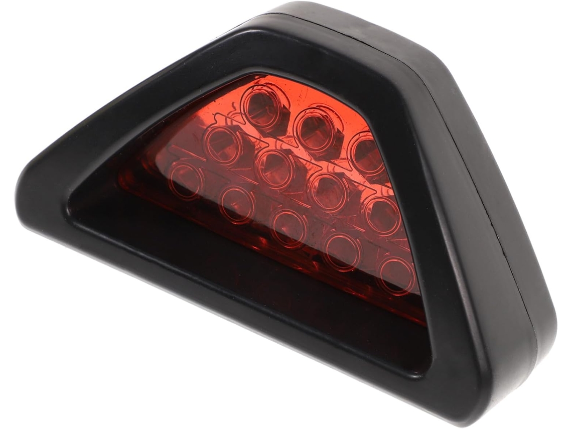 Luz De Freio Led Para Carro, Montagem Alta, Carcaça Preta Em Abs E Ferro.