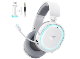 Auscultadores Picun G2 Wireless Gaming Headset, Over-ear 7.1 Virtual Surround Sound,100h Battery