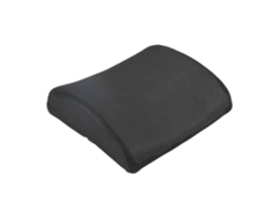 Almofada De Assento De Espuma Viscoelástica Com Suporte Lombar Para Escritório, Casa E Carro, Preta Aquaforge