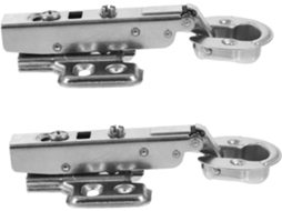 2 Dobradiças Amortecedoras De Aço Inoxidável Para Armários,