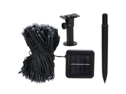 Luz de Fio Solar Led 22m 200led Ip65 8 Modos Impermeável para Jardim Natal Casamento | S/MARCA