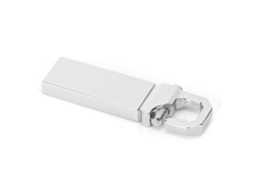 HURRISE Computer Supplies U Disk Memory Stick Usb 2.0 Metal Mini Portable com Formato de Fivela Computer Supplies Gray