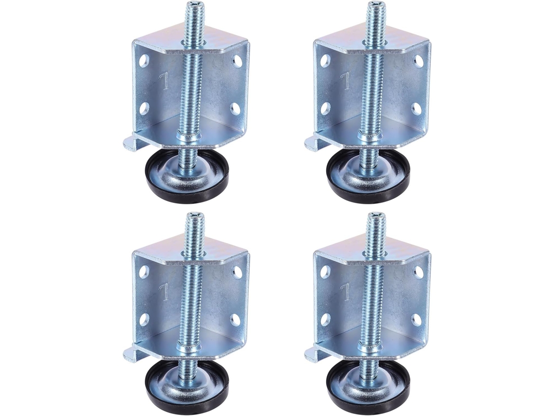 Homoyoyo Conjunto De 4 Pés Niveladores Para Móveis, Resistentes E Ajustáveis, Para Mesas, Armários E Pés De Móveis
