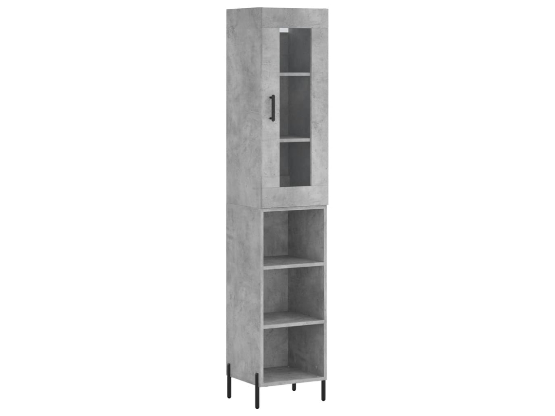 Highboard, Highboards Vidaxl Cinzeto Madeira Processada (n/a)
