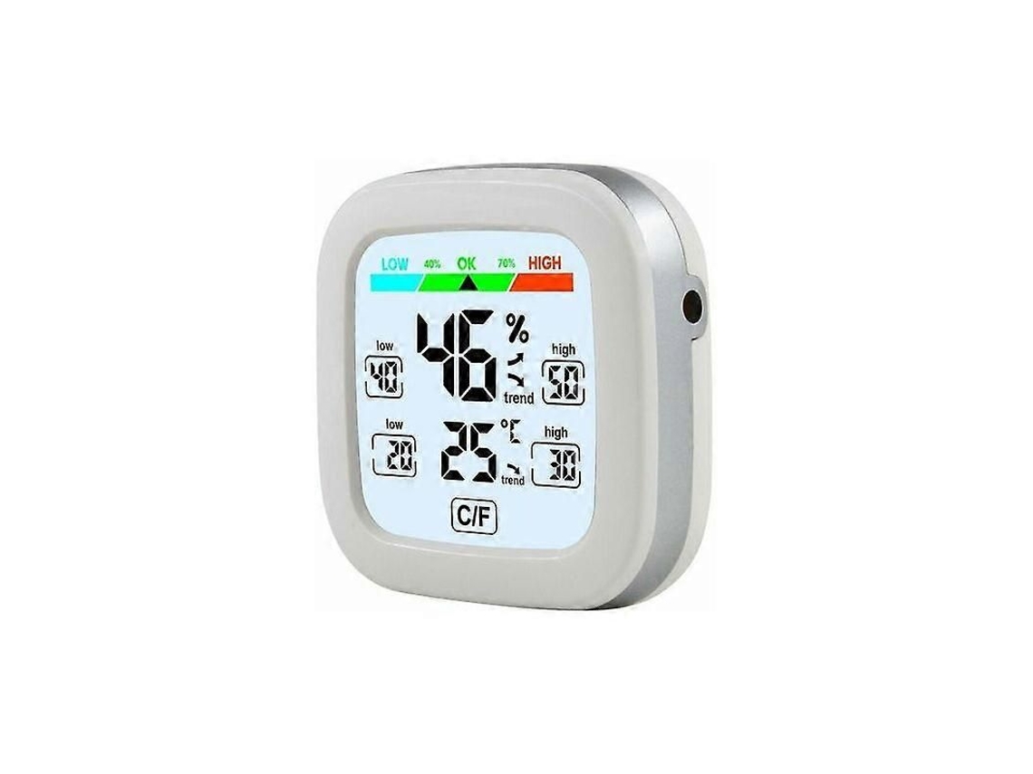 Termômetro E Higrômetro De Ambiente Com Monitor De Temperatura E Umidade.