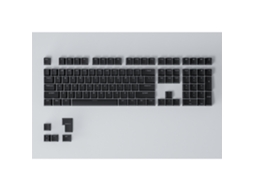 104 Tampas de Teclas Mecânicas Universais, Tampas de Teclas de Clipe para Pc ZYBLSSBB (preto)