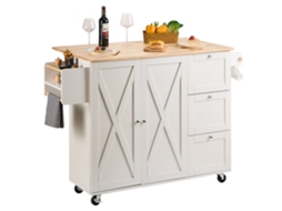 Conjunto De Móveis De Cozinha Com Arrumação E Mesa De Apoio Tekmaquinas