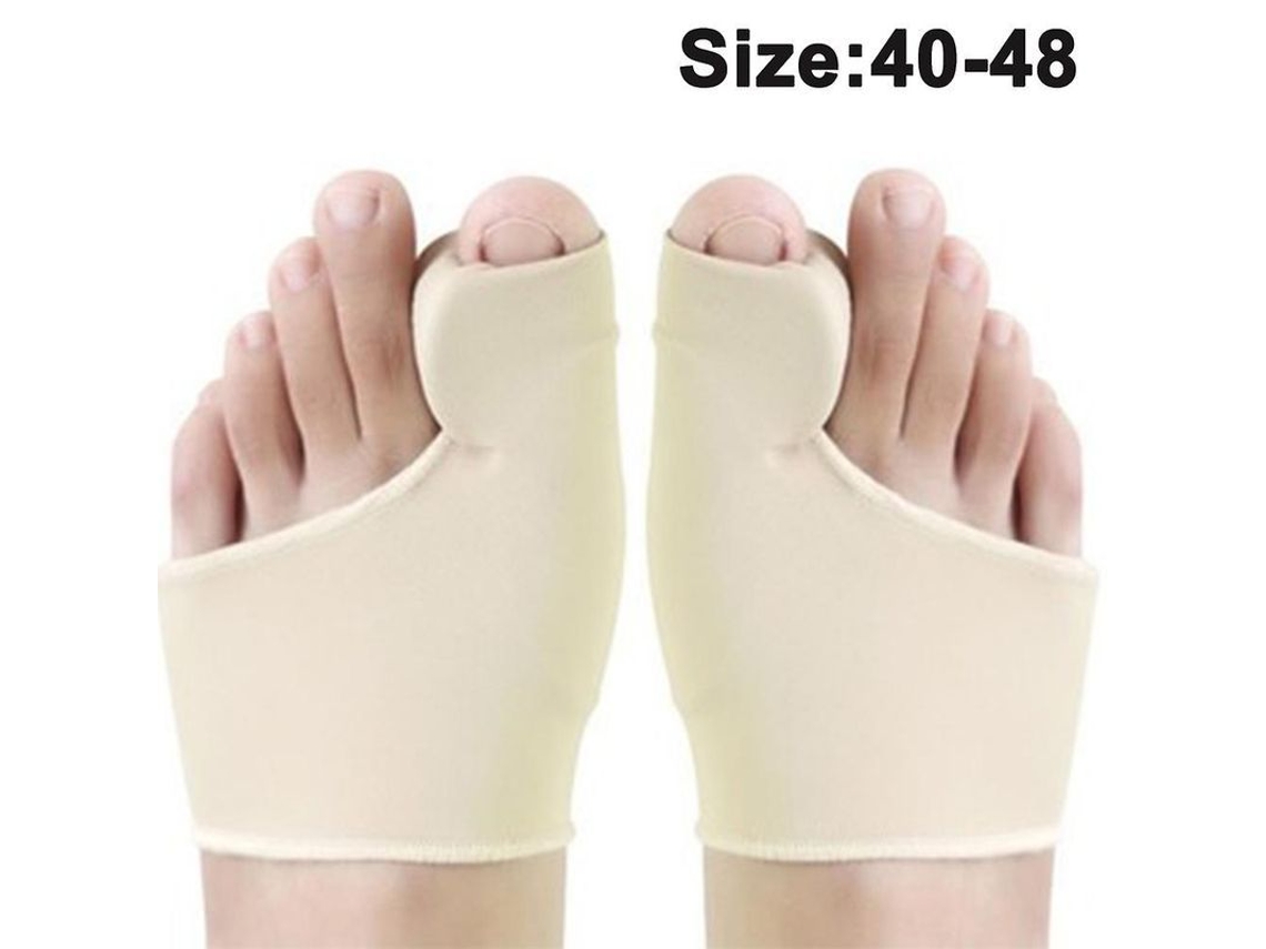 Corretor de Valgo em Silicone Integrado para Dedão, Separador e Alinhador de Dedos, Reutilizável
