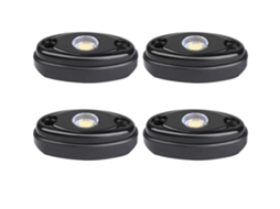 4pcs Luzes Ambientais Chassi Led Cor Única S/MARCA