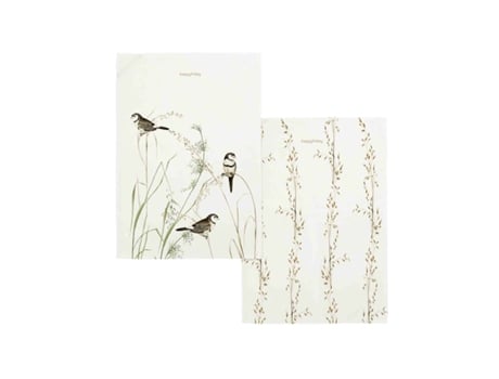 Pano de Cozinha HAPPYFRIDAY Happy Birds Multicolor