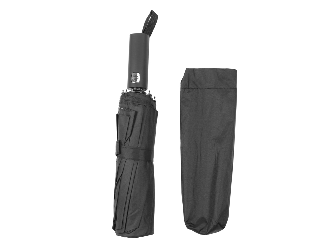 Guarda chuva Automático Dobrável Anti UV 24 Hastes Proteção Solar e Chuva Preto | S/MARCA