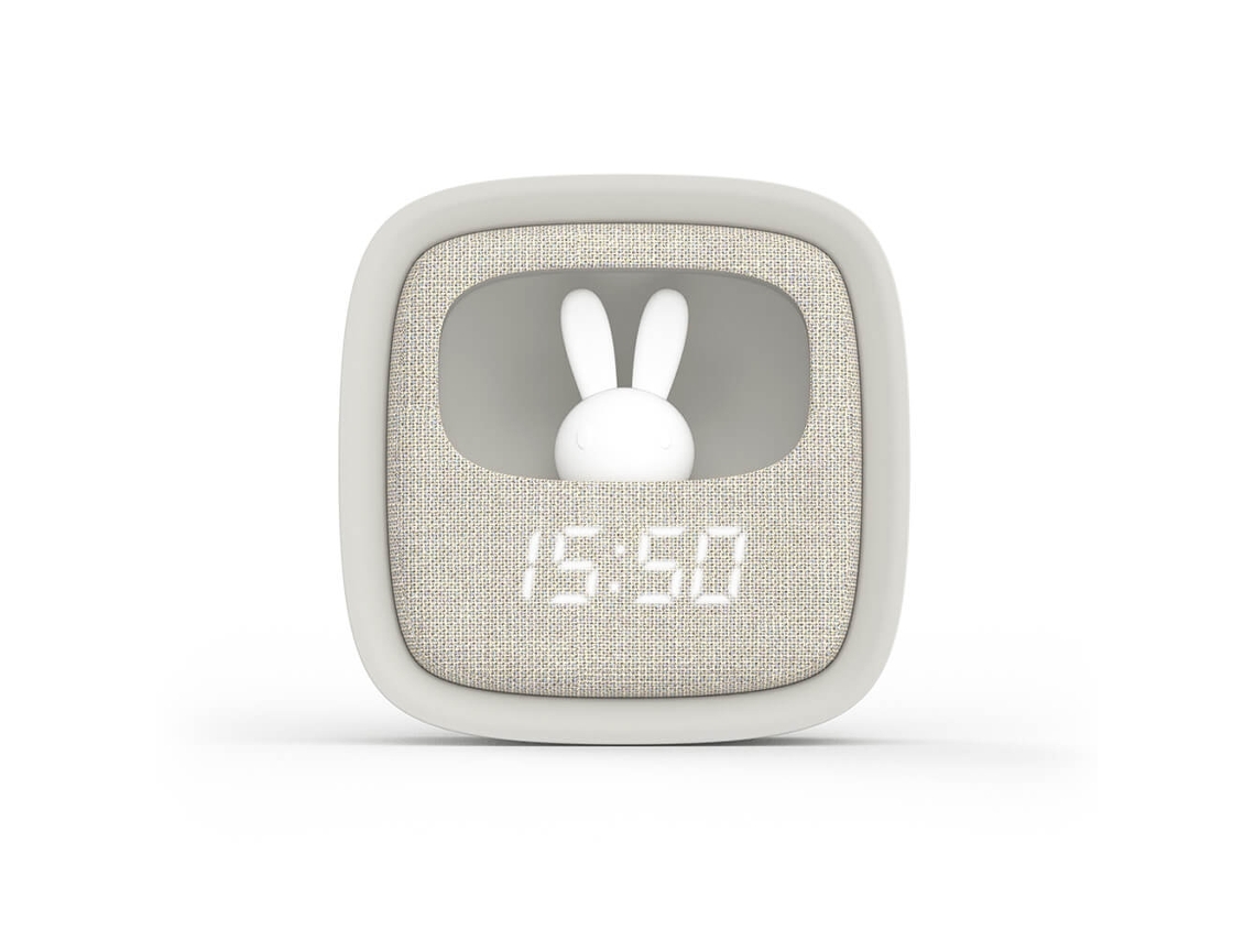 Despertador Mob Billy Clock com Luz - Cinza - Brilvibera