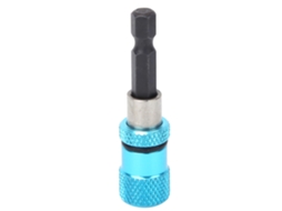 Mandril de chave de fenda de 1/4" com cabo, aço inoxidável, liberação rápida magnética, 60 mm
