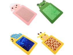 Conjunto de 4 Tapetes Sensoriais Texturizados para Bebês, CHABERLU
