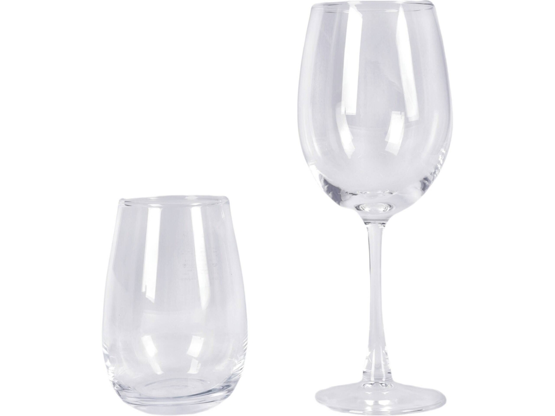Conjunto 12 Copos Vinho E Água Kasa
