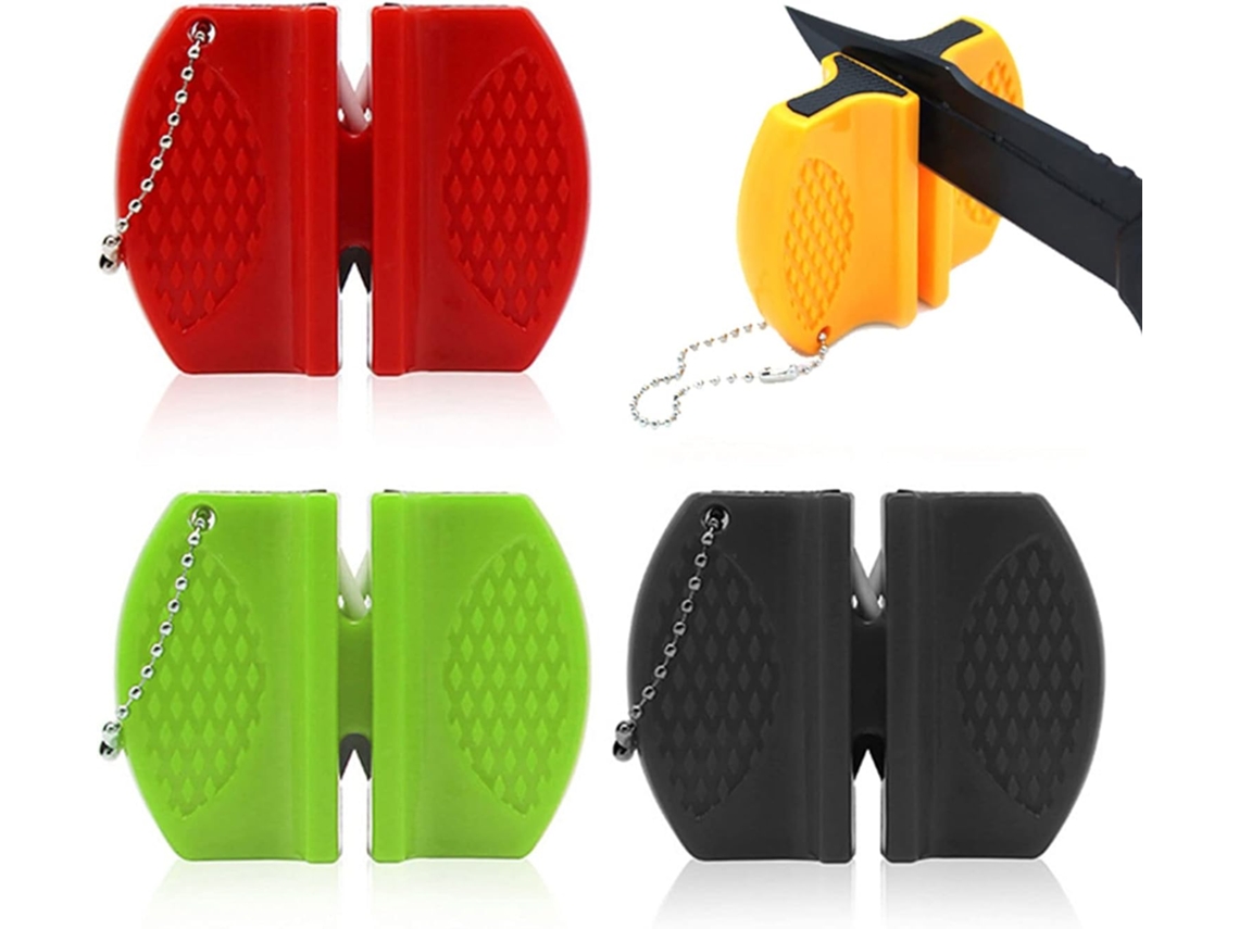 Conjunto De 4 Afiadores Cozinha Portáteis, Mini Bolso Para Facas Grossas E Finas, Ideais Caminhadas, Acampamentos Ou Churrascos Ao Aquaforge