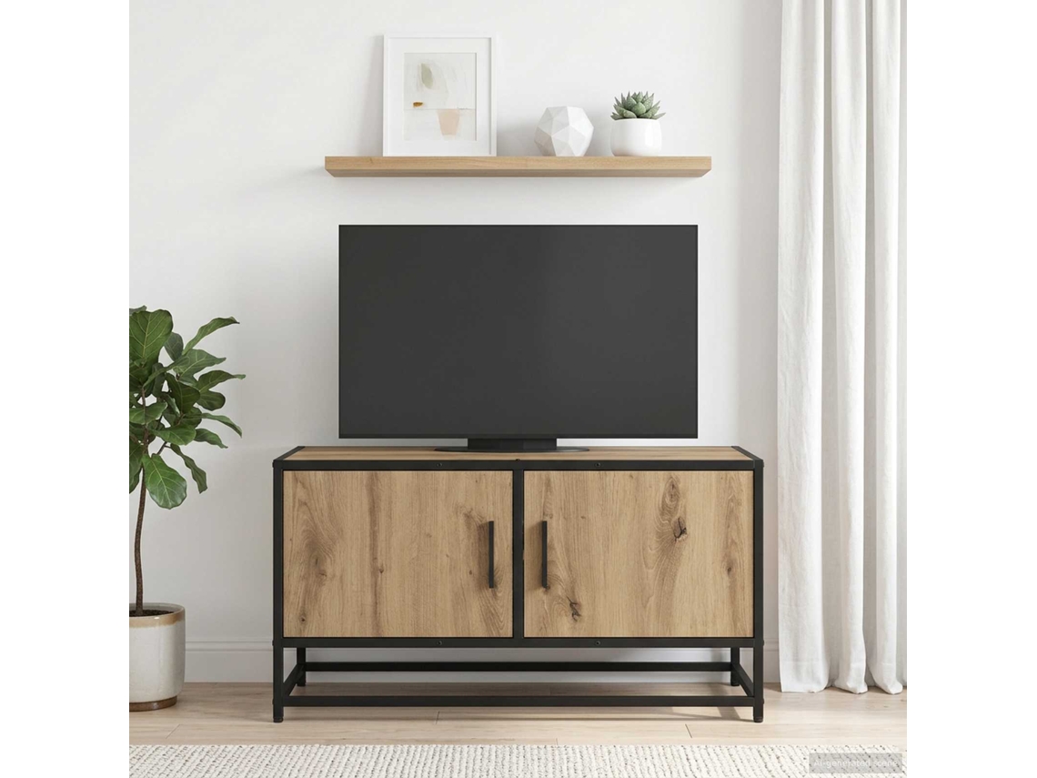 Vidaxl Gabinete Para Tv 80 X 34,5 X 40 Cm Carvalho Arttisan