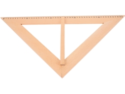 Lurelia Esquadro Madeira Para Desenho Técnico E Geometria