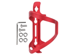 Suporte para Garrafa Mali em Liga de Alumínio Leve, Universal para Mountain Bike e Road Bike, Vermelho