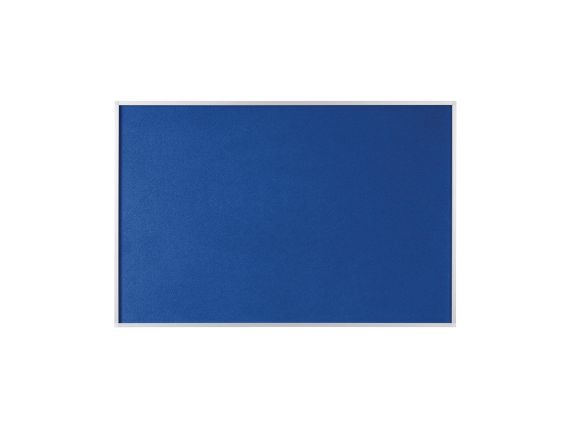 Quadro de Feltro BI-OFFICE Maya New Generation moldura em alumínio Azul (120x90cm - Magnético: Não)