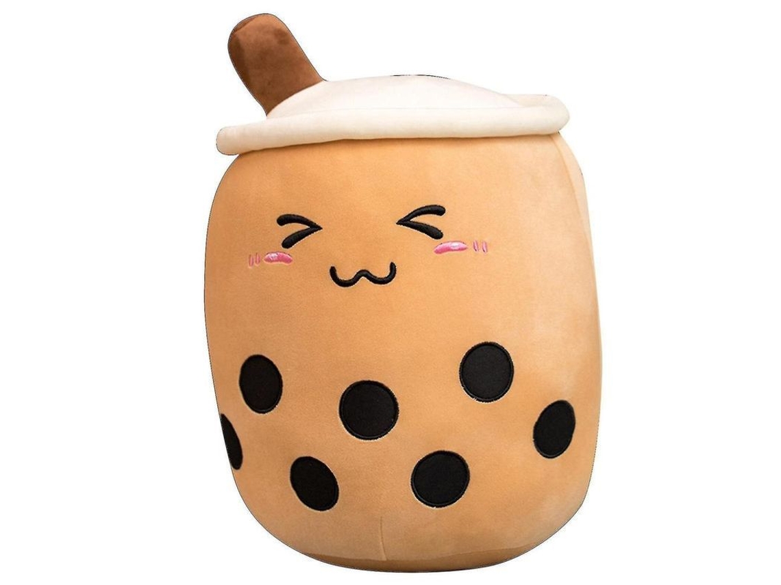Muñeco De Peluche De Té De Burbujas Con Cara Sonriente, Tamanhos 24/35/50/70cm, Presente Decorativo Almofada 70 Cm Naranja