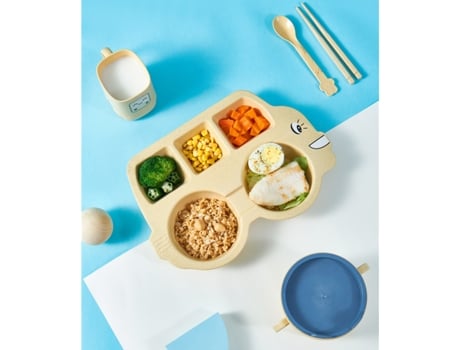 Geyecete Lancheira Infantil Bento 6 Pcs