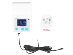 Controlador Termostato Digital Ac110 Com Sensor De Ar Para Estufa Inteligente