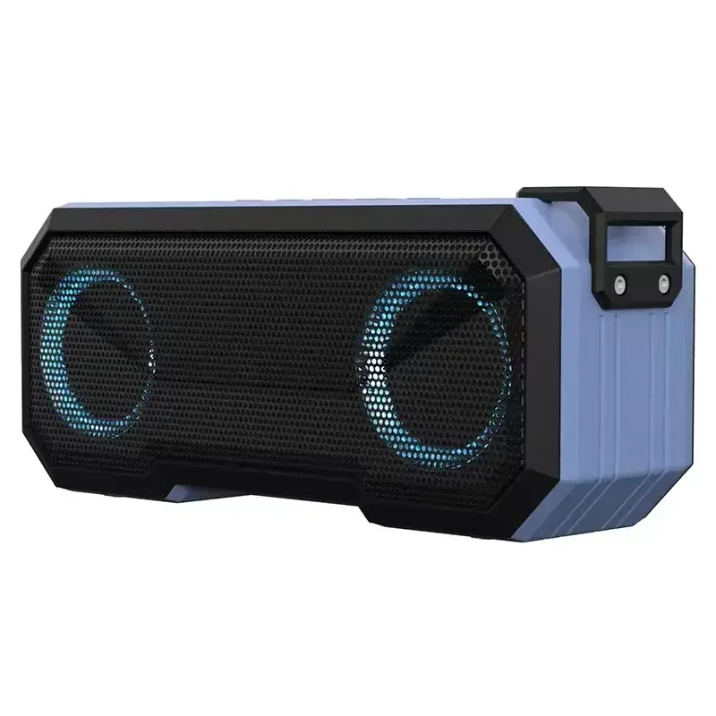 Abajur Dobrável com Pintura em Areia, Sistema Bluetooth MDUG (vermelho)