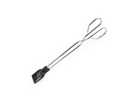Pinça De Aço Inoxidável Com Lâmina Antiaderente 38cm Romfel