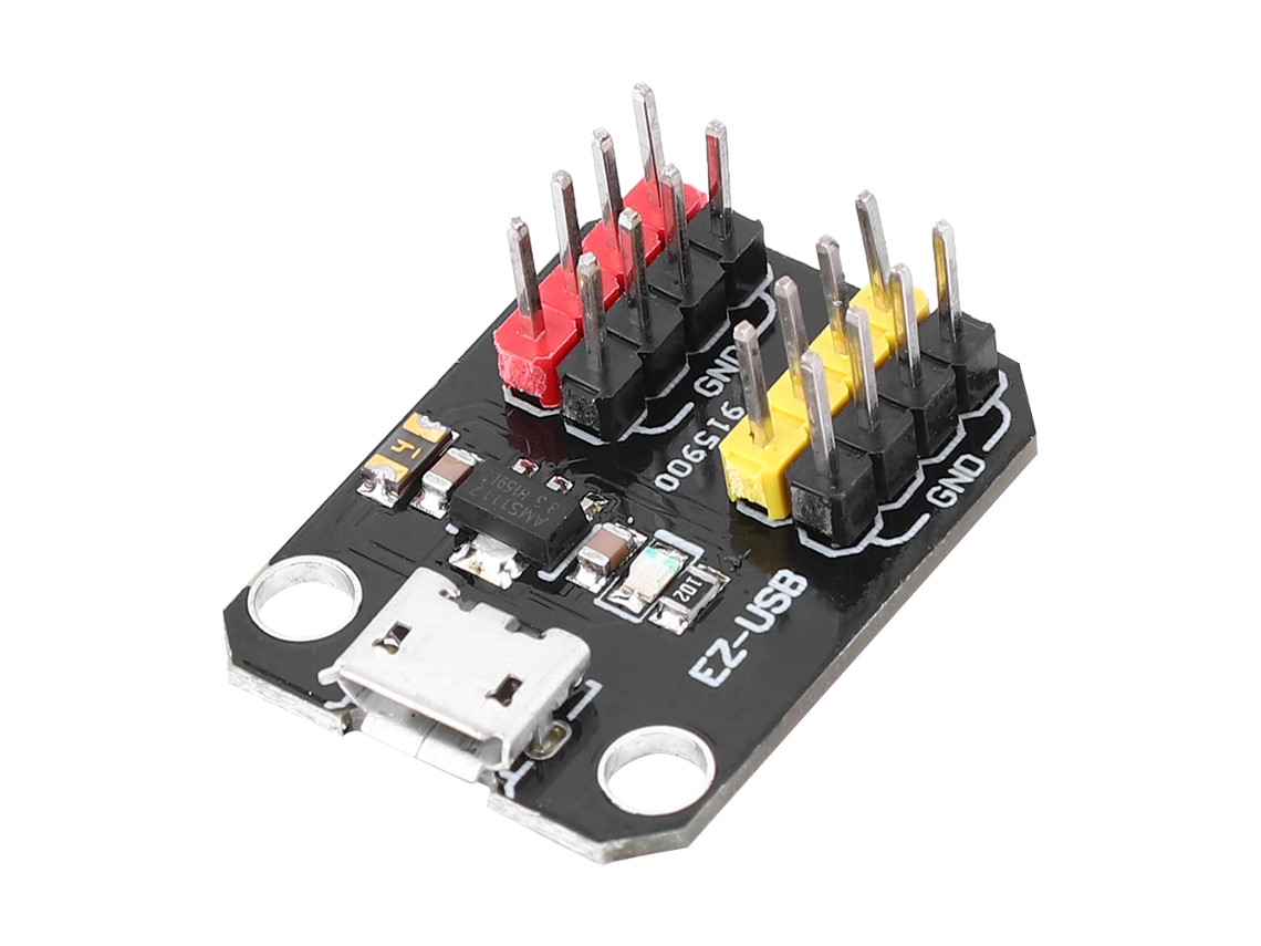 Laxiscreed Módulo De Fonte De Alimentação Usb Com Regulador 1117 3.3v/5v Para Projetos Eletrónicos