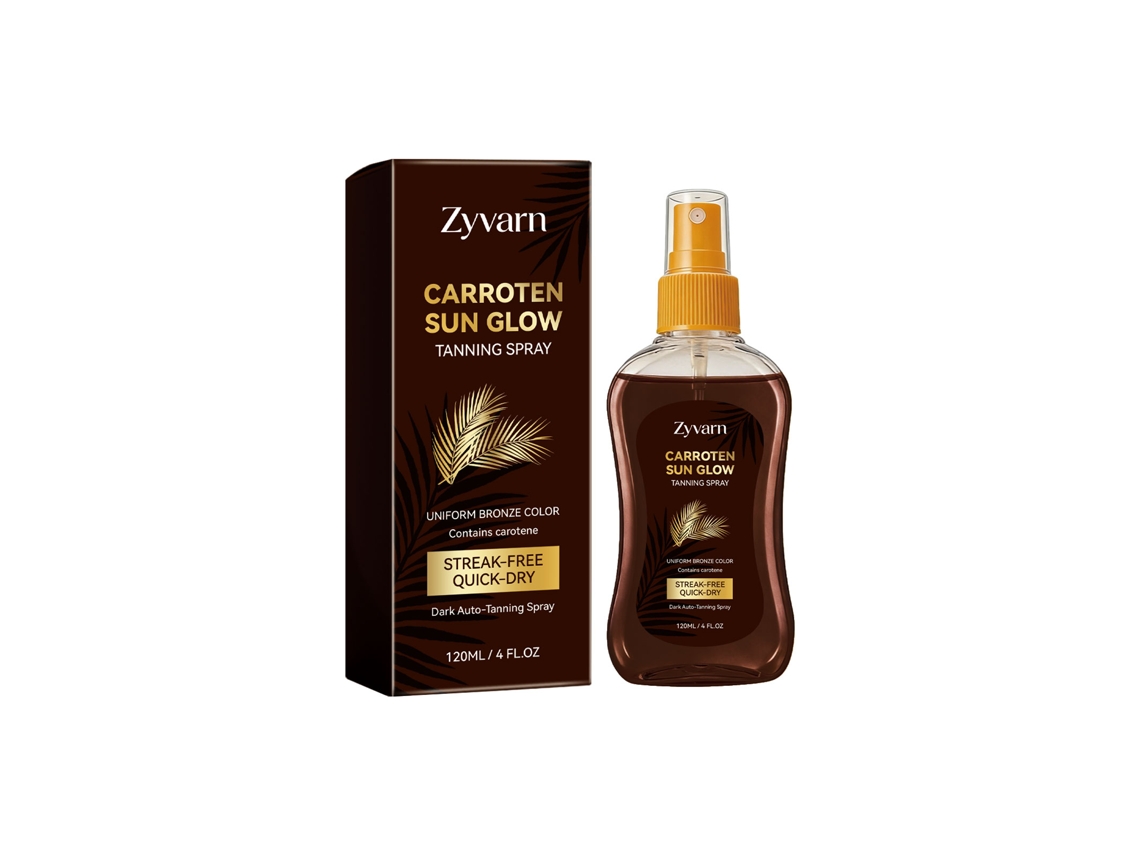 Bronzeador Zyvarn Cenoura Pele Clara Bronzeamento Natural