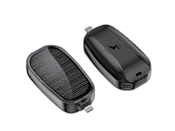 Mini Banco De Energia Solar Chaveiro Portátil Powerbank Para Celular 1200mah Olysi Shop