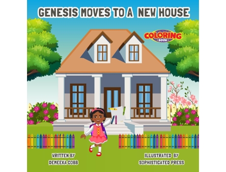 Livro Genesis Moves Into A New House Coloring Book de Demeeka Cobb (Inglês)