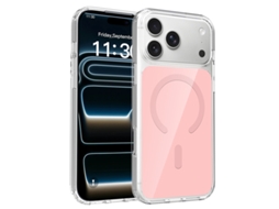 Capa Para Iphone 17 Pro Max Híbrido Anti-choque Robusta Magnético Rosa Czhhmart
