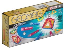 Construção GEOMAG Panels Glitter (22 Peças)