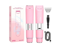 Depilador Elétrico Lavável Para Mulheres, Eficaz, Texturizado Em Abs, Rosa Ly Ebike