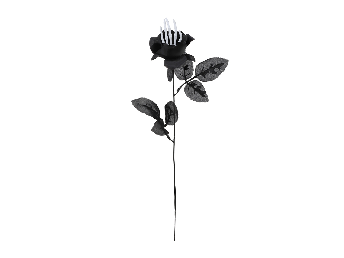 Mão de Esqueleto de Halloween com Flor Artificial Pack de Várias Unidades LAXISCREED