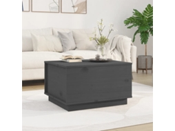 Vidaxl Mesa De Centro 60x50x35 Cm Pinho Maciço Cinza
