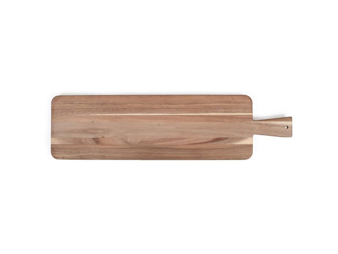 Tábua De Aperitivos Livoo Mes151 Madeira De Acácia 75 Cm Bege