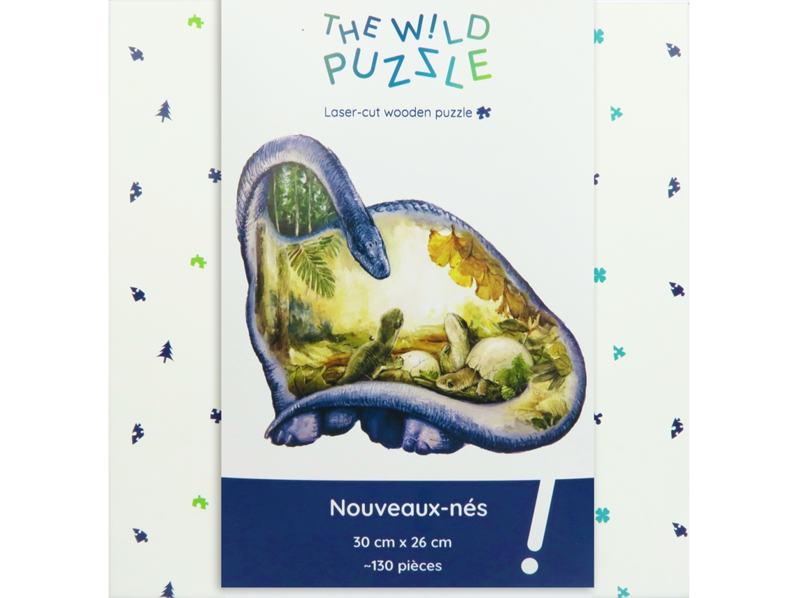 Quebra Cabeça De Madeira Educativo Wild Puzzle Para Recém Nascidos, 130 Peças. The Wild Puzzle