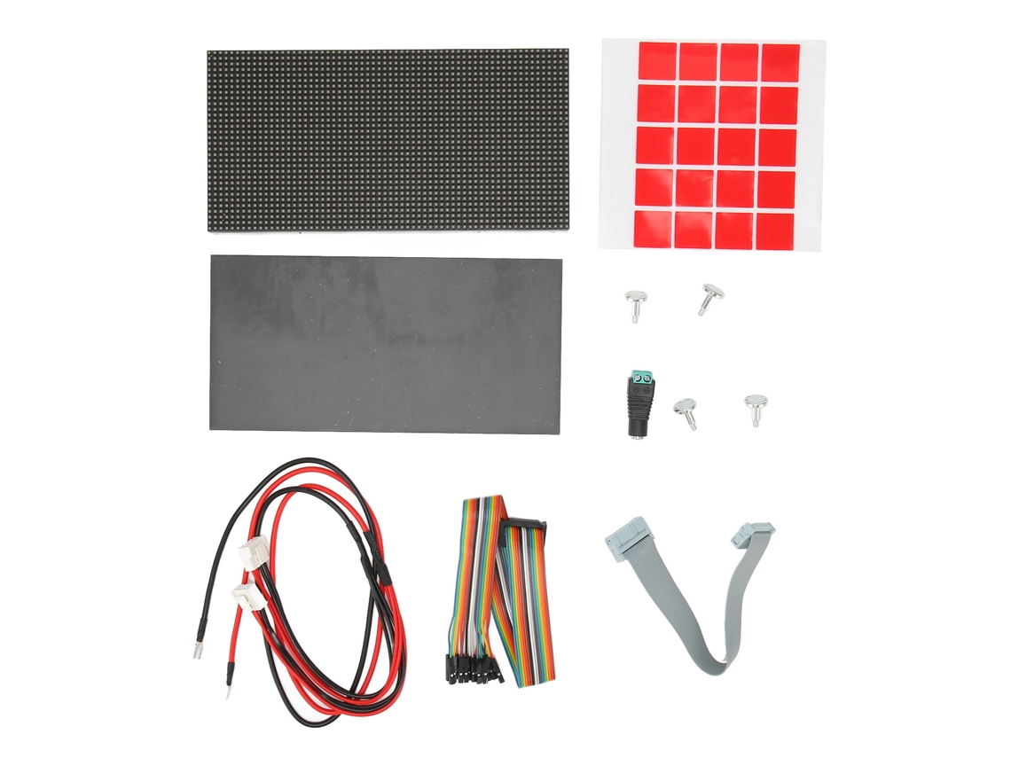 Aetheria painel de Matriz Led Rgb 64x32 Pixels 3mm Passo Cor Completa Ajuste de Brilho Display