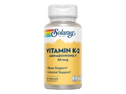K2 Menaquinona 7 30 Cápsulas SOLARAY