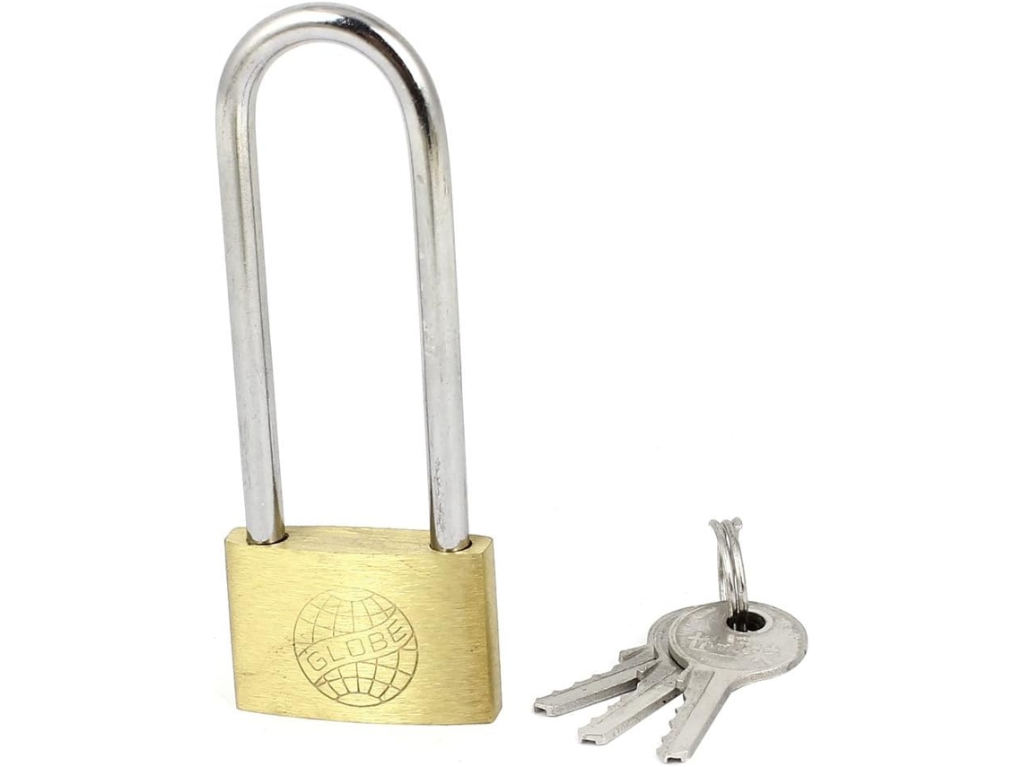 Cadeado de Segurança Latão 30mm com 3 Chaves CHABERLU