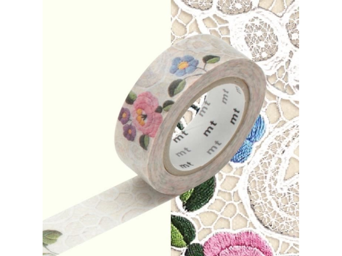 Mt Ex Crepe Fita Floral Renda / Calocsa Slowmoose Renda