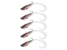 5 Iscas Artificiais Peixe com Anzol So050 5