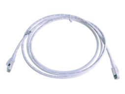 Lurelia Patch Cord Cat6a S/ftp 7 Pés Branco Cm/lszh Rj45, Cabo De Ligação Para Rede Estruturada