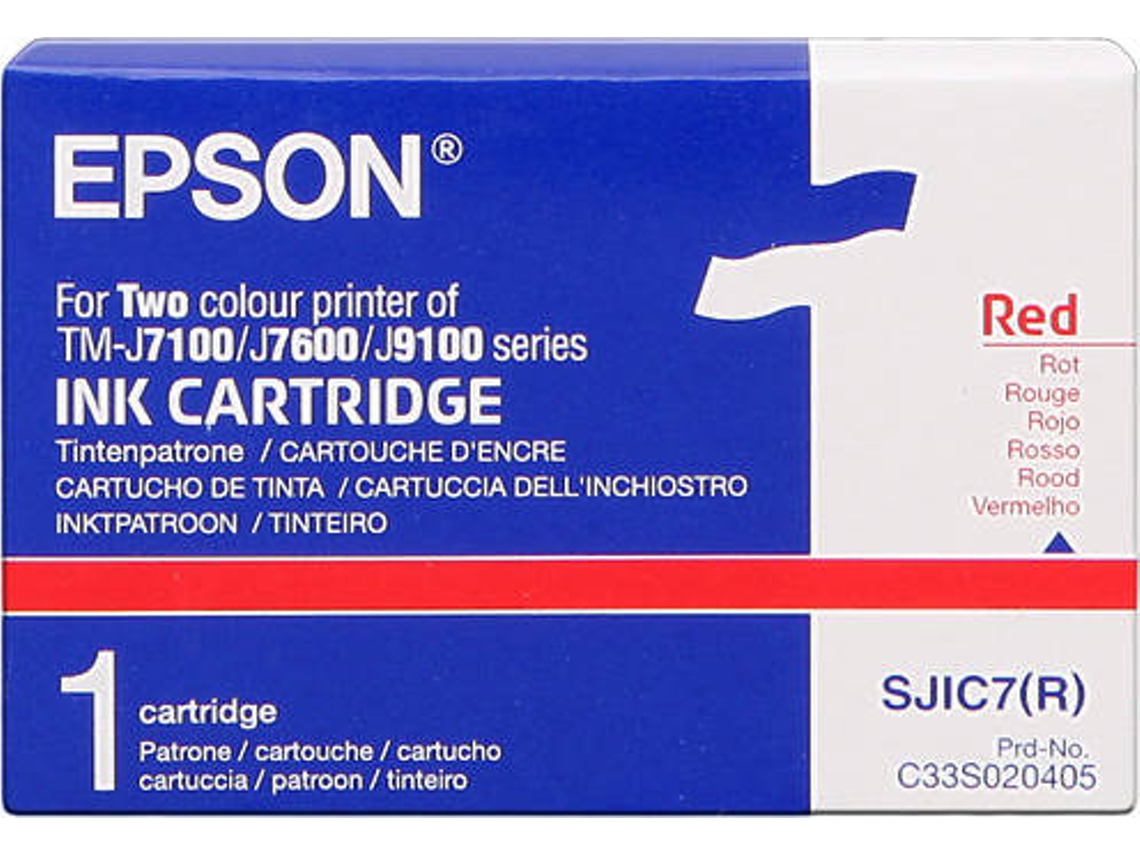 Tinteiro EPSON SJIC7 Vermelho