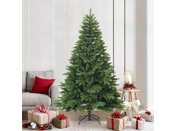 Vidaxl Árvore De Natal Articulada Artificial Com Suporte Verde 210 Cm