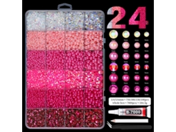 Conjunto de Strass para Decoração de Unhas, Ideal para Nail Art e Trabalhos Manuais CZHHMART (estilo 4)