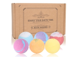 6pcs Bath Salt Bombs Exfoliating Essential Oil Bubbles Shower Salt Ball